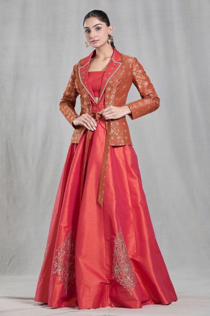 winter wedding lehenga